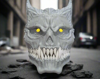 キミガシネ　マスク Kaiju No. 8 Articulated Jaw Mask 3D Print File | Anime Manga