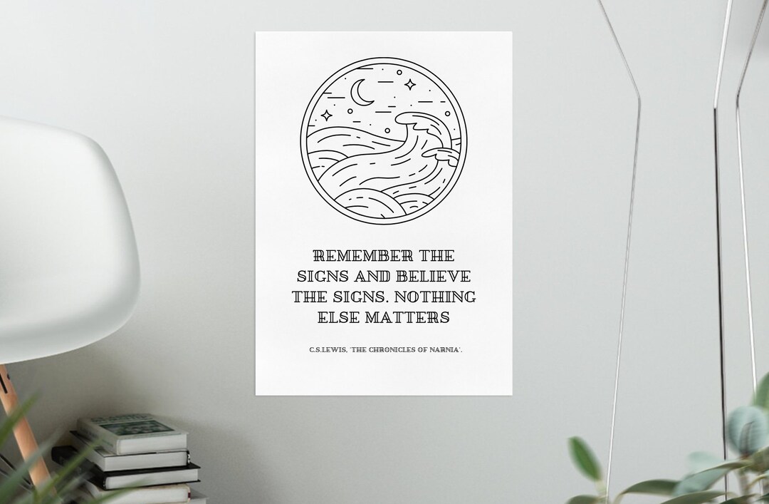 Narnia, Narnia Quotes SET, Narnia Poster, Narnia Poster, Printable Wall ...