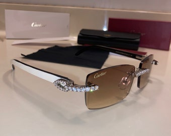 Cartier Glasses Moissanite - Etsy