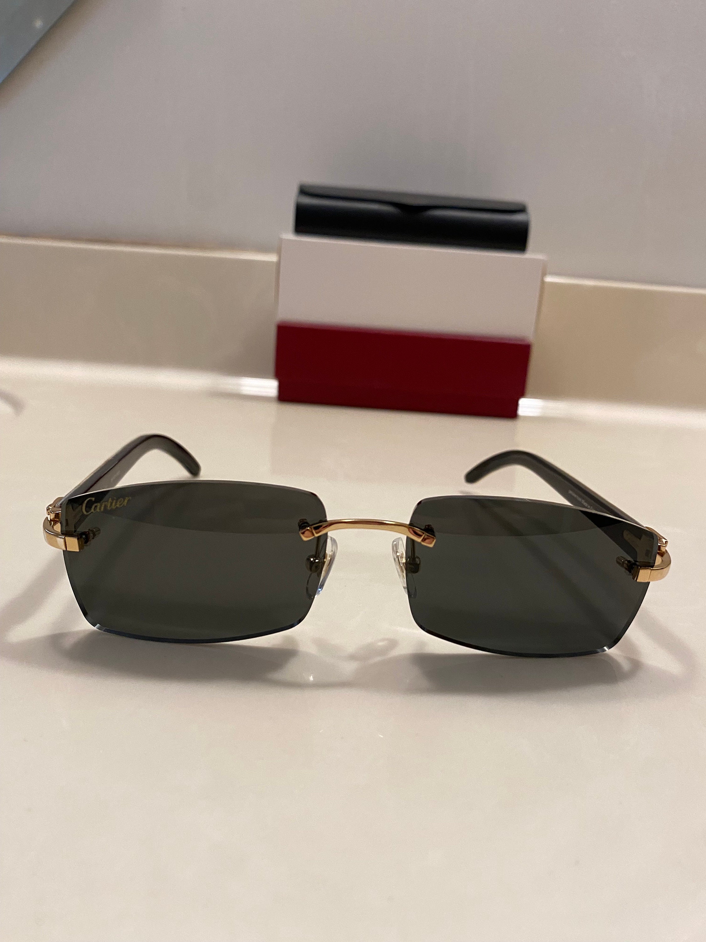 Rimless Buffs Sunglasses Detroit Style - Etsy