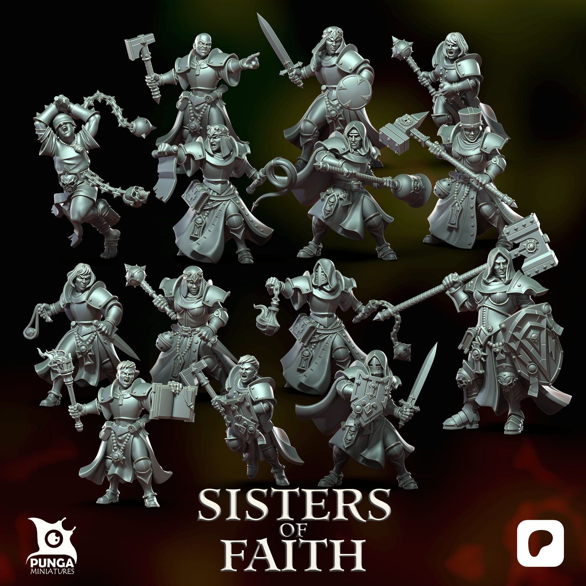 The sisters of faith - Punga Miniatures