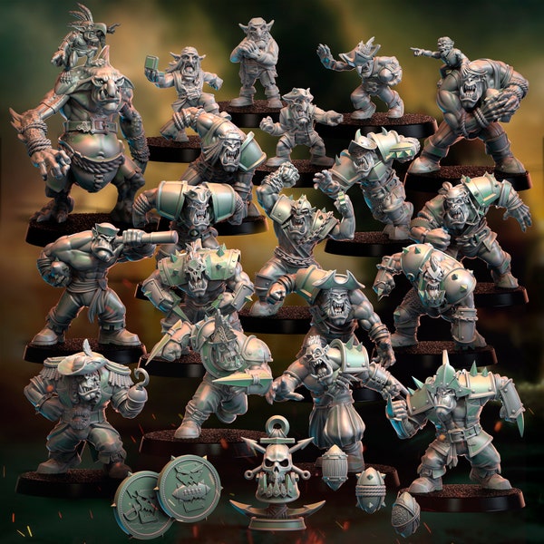 Baorcudas Punga Miniatures - with bases