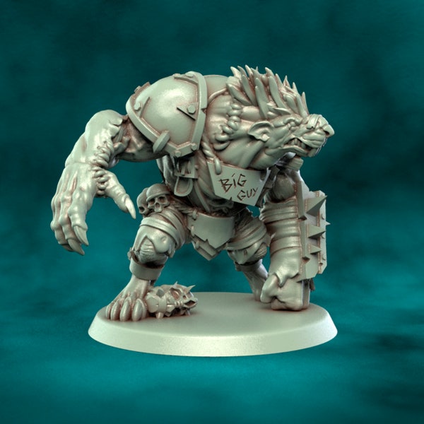 Armored Rat Ogre - Punga Miniatures - avec socle