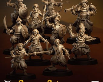 The Desert Privateers warband - Punga Miniatures