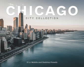 15 Chicago USA Lightroom préréglages mobiles préréglages immobiliers de bureau préréglages cinématographiques préréglages de portrait préréglages de voyage préréglages de ville lightroom