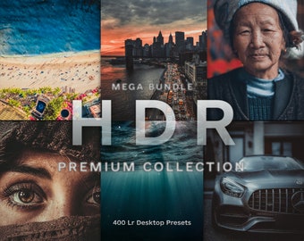 400 HDR Presets, Lightroom Preset ,Desktop Preset only , Outdoor Preset, Urban, Neon, Night Life, Black,Instagram,City,Nature best filters