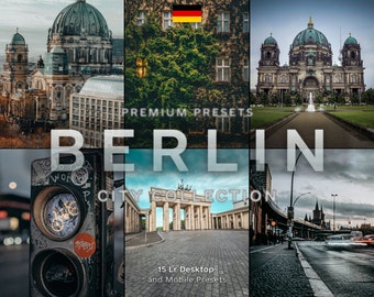 15 BERLIN CITY Presets, Lightroom Preset, Mobile Presets,Desktop Presets, Street,Preset, Urban, skyscraper, Night Life, Black,Instagram