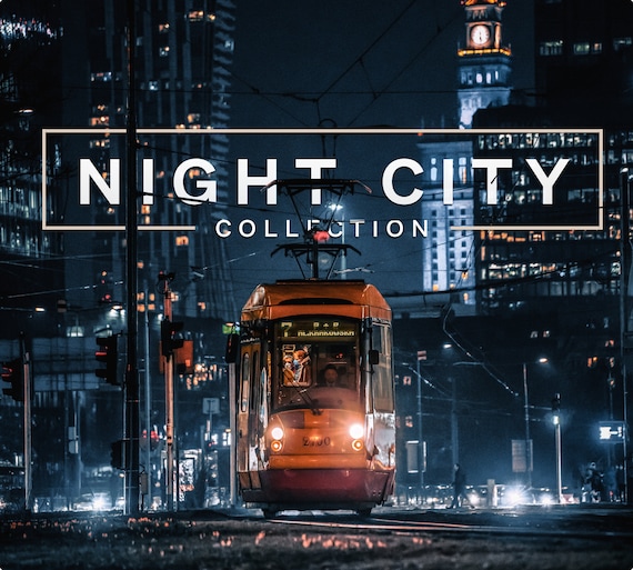 15 CITY NIGHTS Presets, Lightroom Preset , Mobile Presets,Desktop Presets, Outdoor Preset, Urban, Neon, Night Life, Black,Instagram