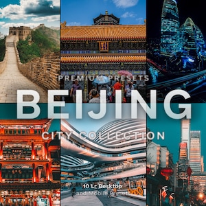 10 Beijing China city Presets Lightroom Preset Mobile Presets Desktop Presets  Street Preset  Urban  skyscraper  Night Life  Black Instagram
