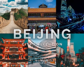 10 Beijing China city Presets Lightroom Preset Mobile Presets Desktop Presets  Street Preset  Urban  skyscraper  Night Life  Black Instagram