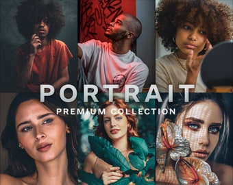 60 Portrait Lightroom presets - Desktop | Mobile presets, Lightroom Real estate presets , cinematic film presets
