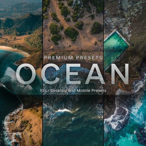 OCEAN summer presets, travel presets real estate presets cinematic nature presets lightroom mobile desktop lightroom presets spring presets
