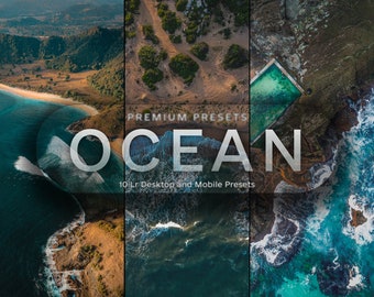 OCEAN summer presets, travel presets real estate presets cinematic nature presets lightroom mobile desktop lightroom presets spring presets