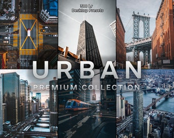 300 URBAN CITY - Presets,Lightroom Presets, Desktop Presets, Outdoor Portrait Preset,Urban,Neon, Night Life, Black,City