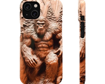 Legendary Big Foot Sasquatch Phone Case - Slim, Durable, and Wireless Charging Compatible