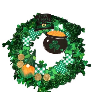 Glitter Green St. Patrick’s Day Wreath
