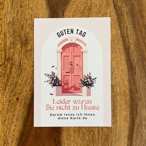 10, 20, 50 oder 100 NH Karten, JW Dienst, JW Geschenk, Postkarte, Tür