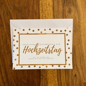JW Karte + Umschlag, Hochzeitstag, Ps. 41:3, JW Geschenk