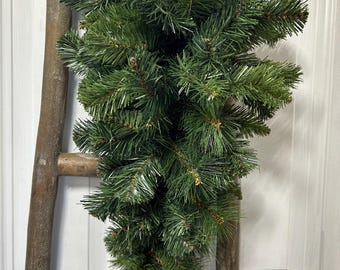 24" Deluxe Teardrop Swag Designer Faux Pine w/ 65 Tips
