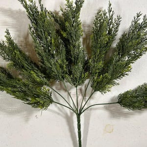 Cedar Bush Pick, Faux Floral Pick