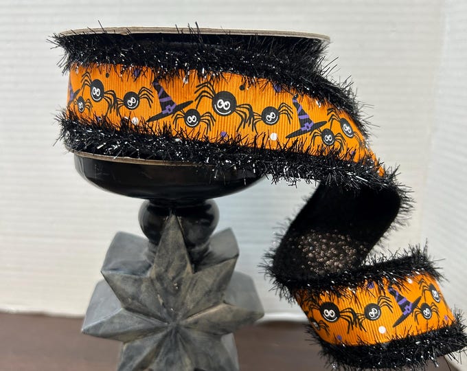 Grosgrain Halloween Spider Witch Hats - D. Stevens Ribbon