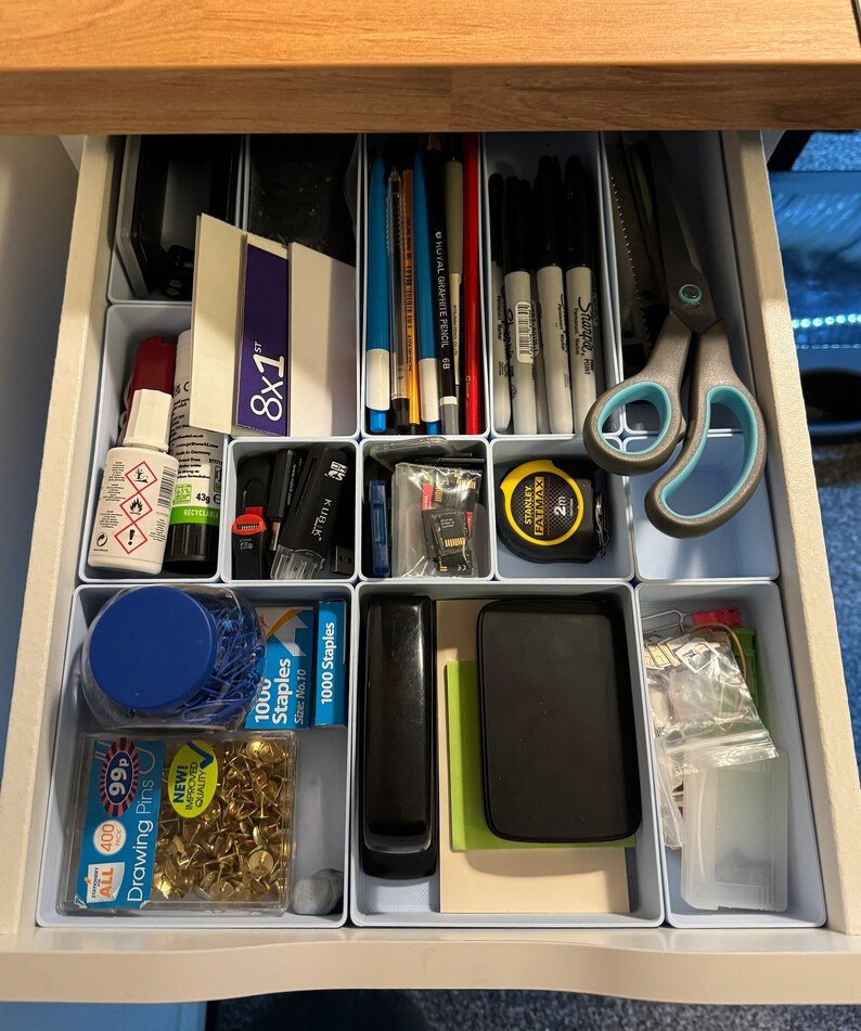 IKEA Alex Drawer Organizer Modular Storage Boxes Etsy