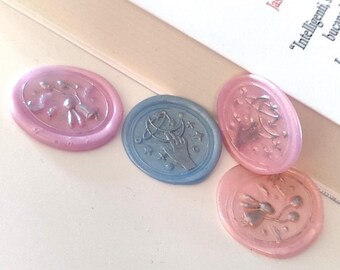 Magic Colors Wax Seals: Package Seals, Gift Wrap, Greeting Cards, Bullet Journals, Scrapbooks | Handmade Wax Seals, Magic Colors