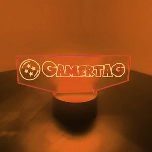 DBZ Custom Gamertag LED Sign
