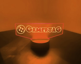 DBZ Custom Gamertag LED-teken
