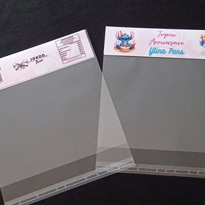 Sachet de bonbons personnalisé Stitch avec "le prénom et l'âge de votre choix"