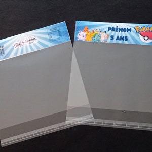 Sacchetto di caramelle Pokémon personalizzato "con il nome e l'età che preferisci"