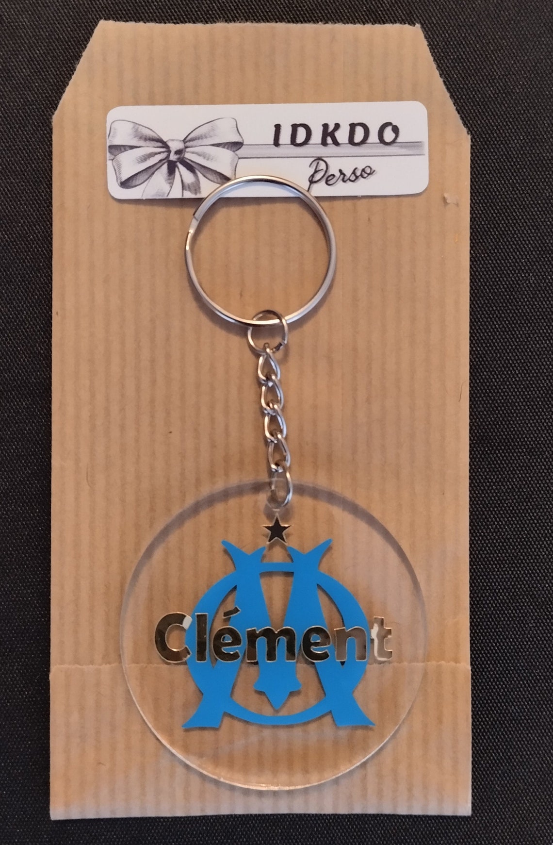Porte-clés Personnalisable En Acrylique - Gravure Nom Ou Message - Cadeau Personnalisé Homme Femme - Design Moderne