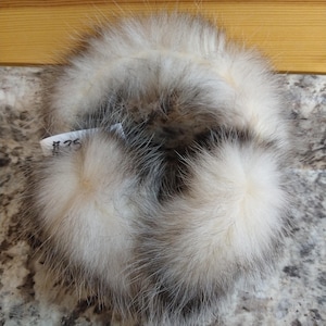 Fur Earmuffs: Adjustable, One Size Fits Most