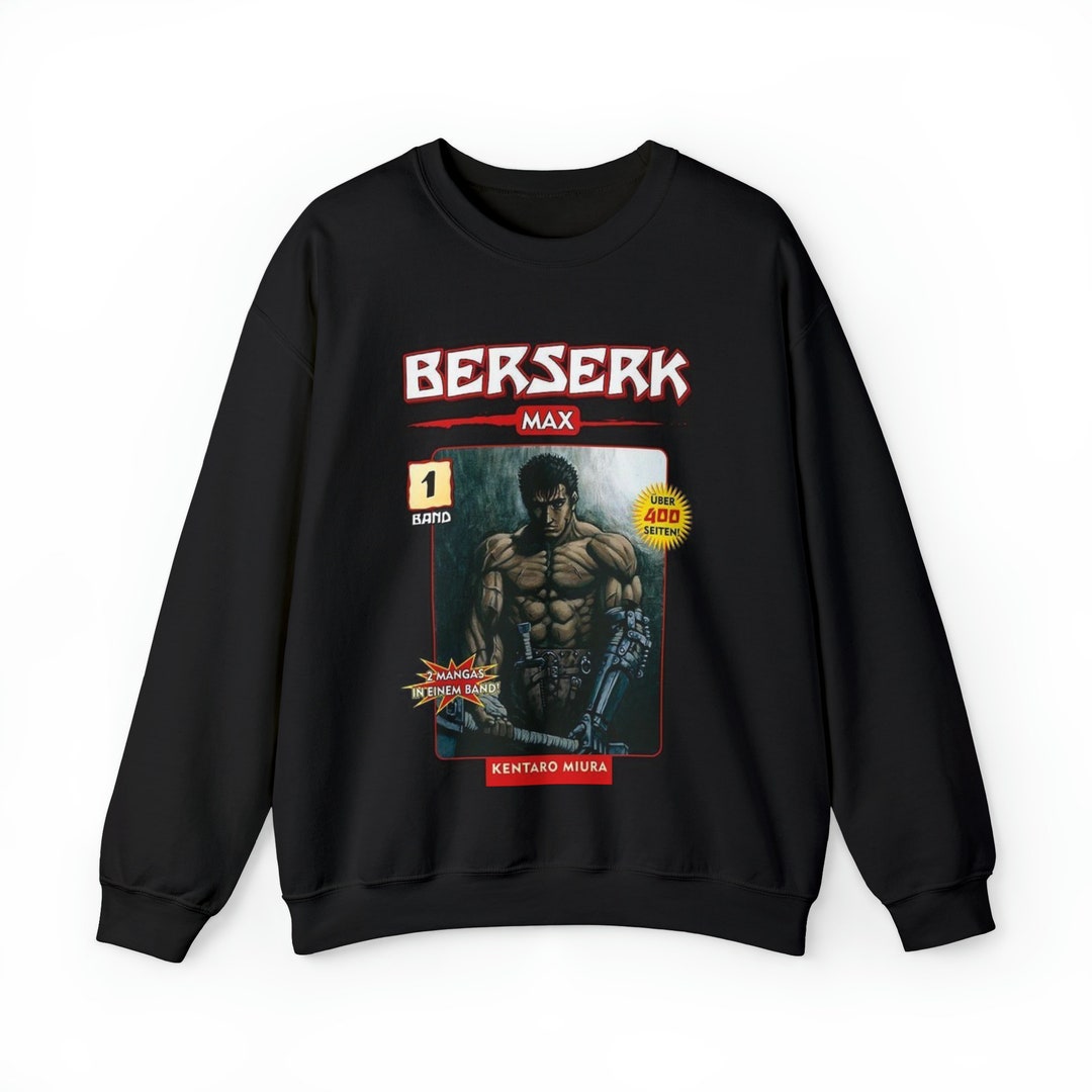 Berserk Hoodie, Berserk Shirt, Berserk Hooded Sweater, Anime Graphic ...
