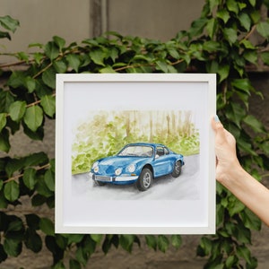 Peinture de voiture personnalisée, cadeau personnalisé pour les dilettanti delle voitures, cadeau de voiture pour les men.