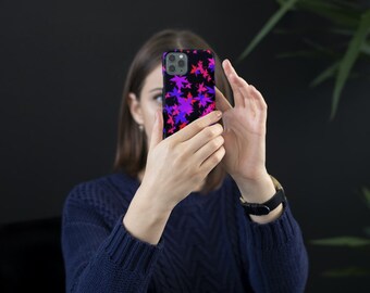 Neon Autumn negro, funda delgada, iPhone y Android
