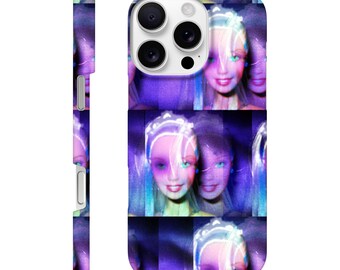 Estuche delgado y brillante de Barbie Pop Art en color azul violeta