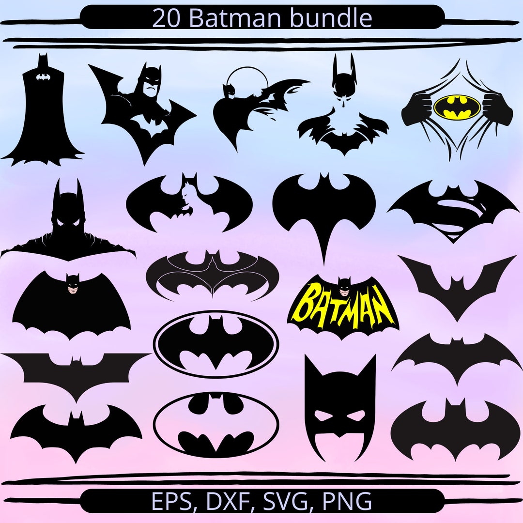 Superhero Svg Png Bundle Layered Svg Cricut Cut Files