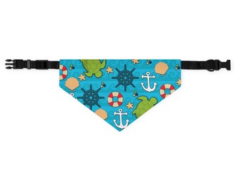 Nautical Pet Bandana & Collar