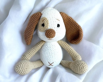 Handmade Amigurumi Crochet Dog Plush - Customizable Stuffed Animal Toy - Perfect Gift for Dog Lovers  - Unique and Adorable - Crochet Dog