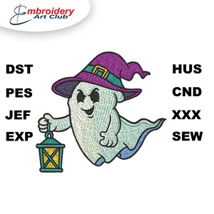 Halloween Ghost embroidery designs  - Pumpkin Machine Embroidery Files - Halloween Embroidery - Pes Files - Happy Halloween designs