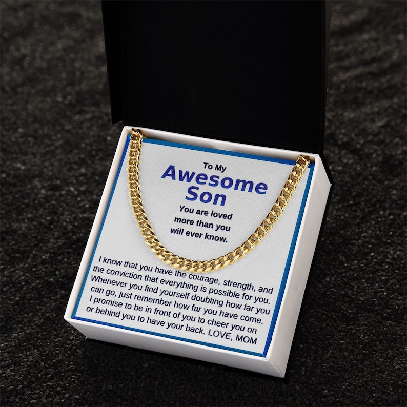 Stainless Steel Son Wallet Card - Inspirational Message From Parents - Gift For Graduation & Birthdays