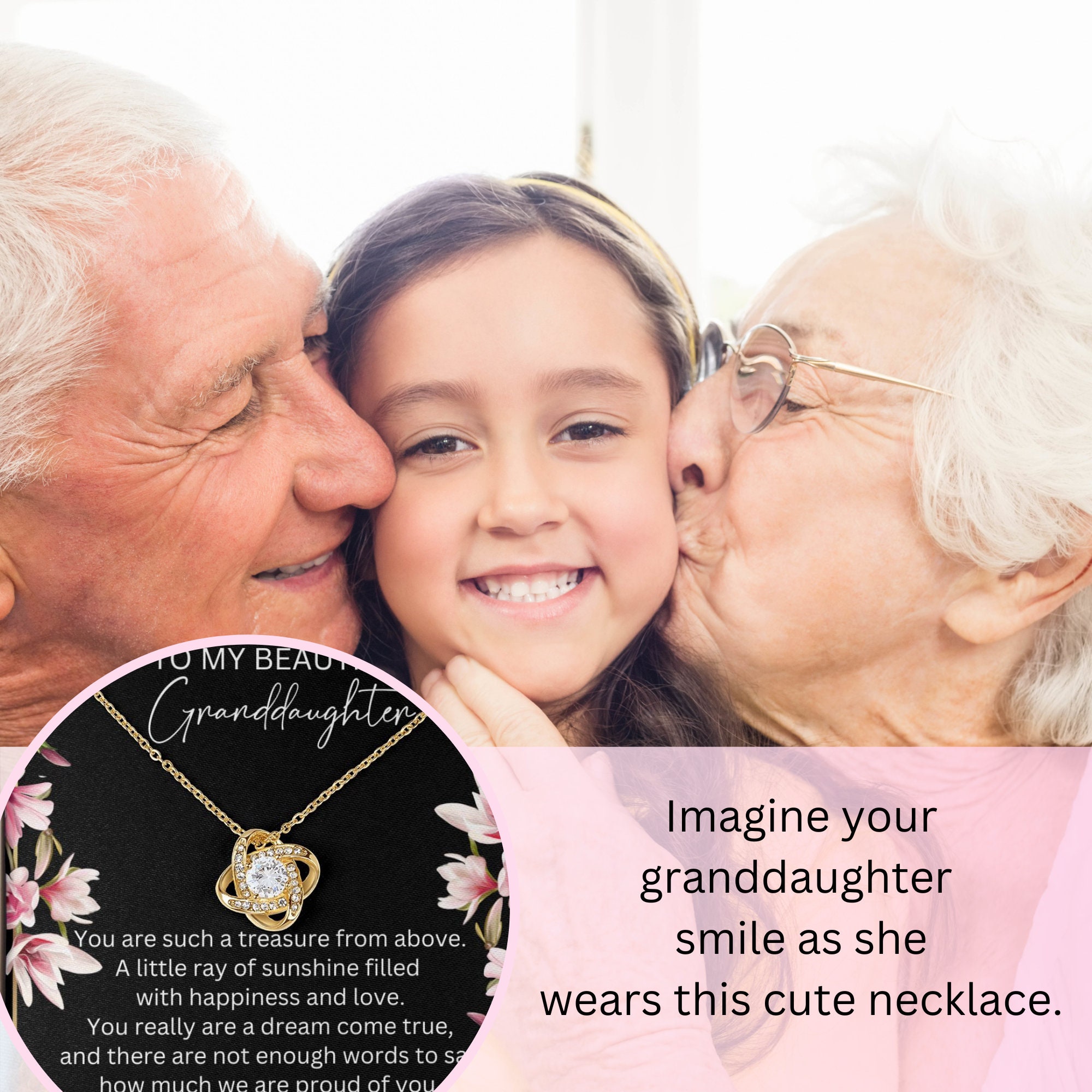 Granddaughter Necklace With Jewelry Box Granddaughter Etsy