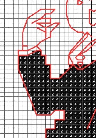 Yuji Pattern Yuji JJK Anime Cross Stitch Pattern: Funny Manga (digital Download) - Etsy