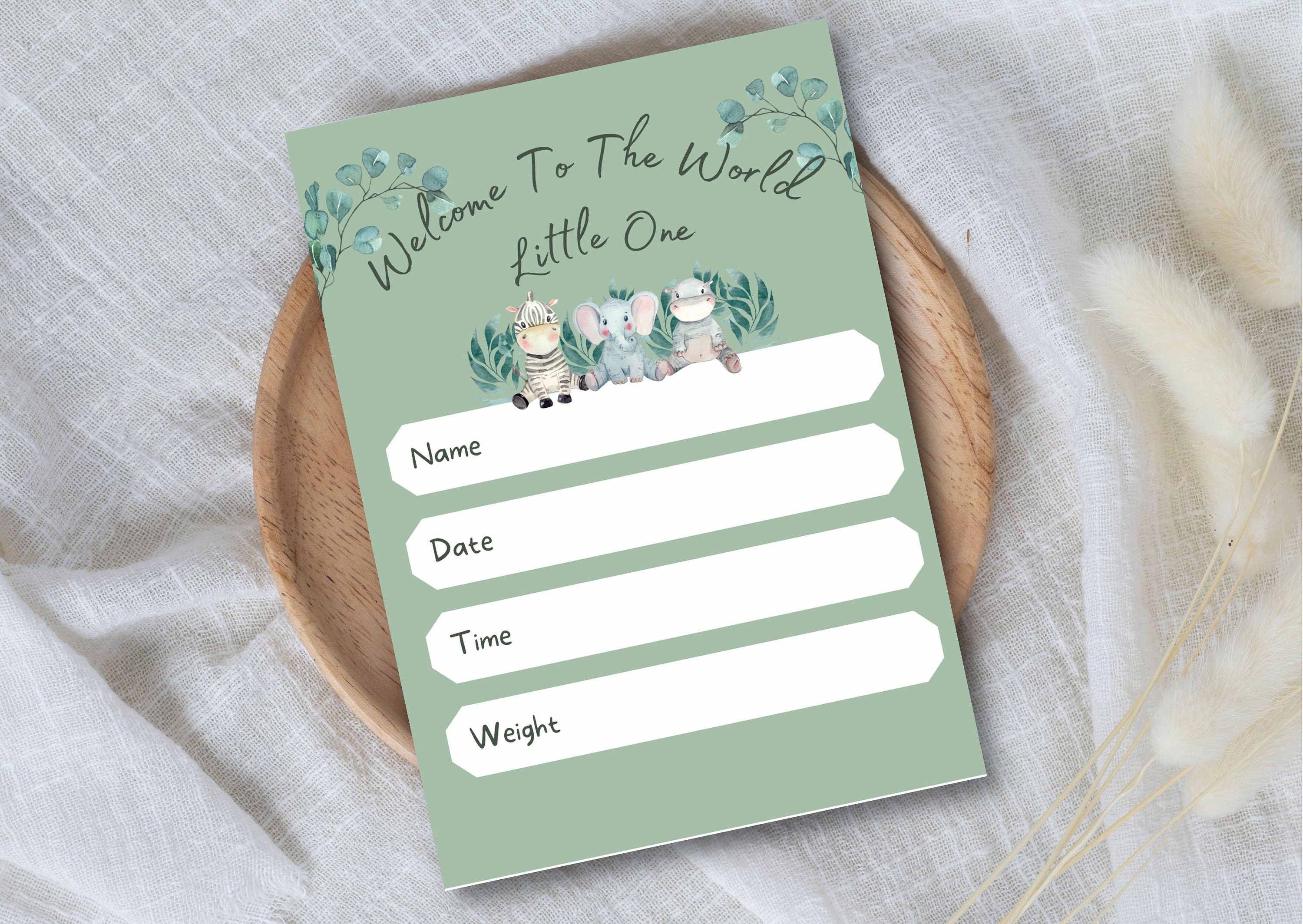 Green Monthly Milestone Cards Printable Monthly Milestone Cards ...