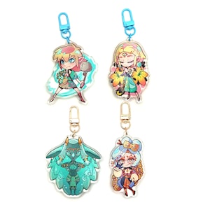 ZELDA TOTK KEYCHAINS double face