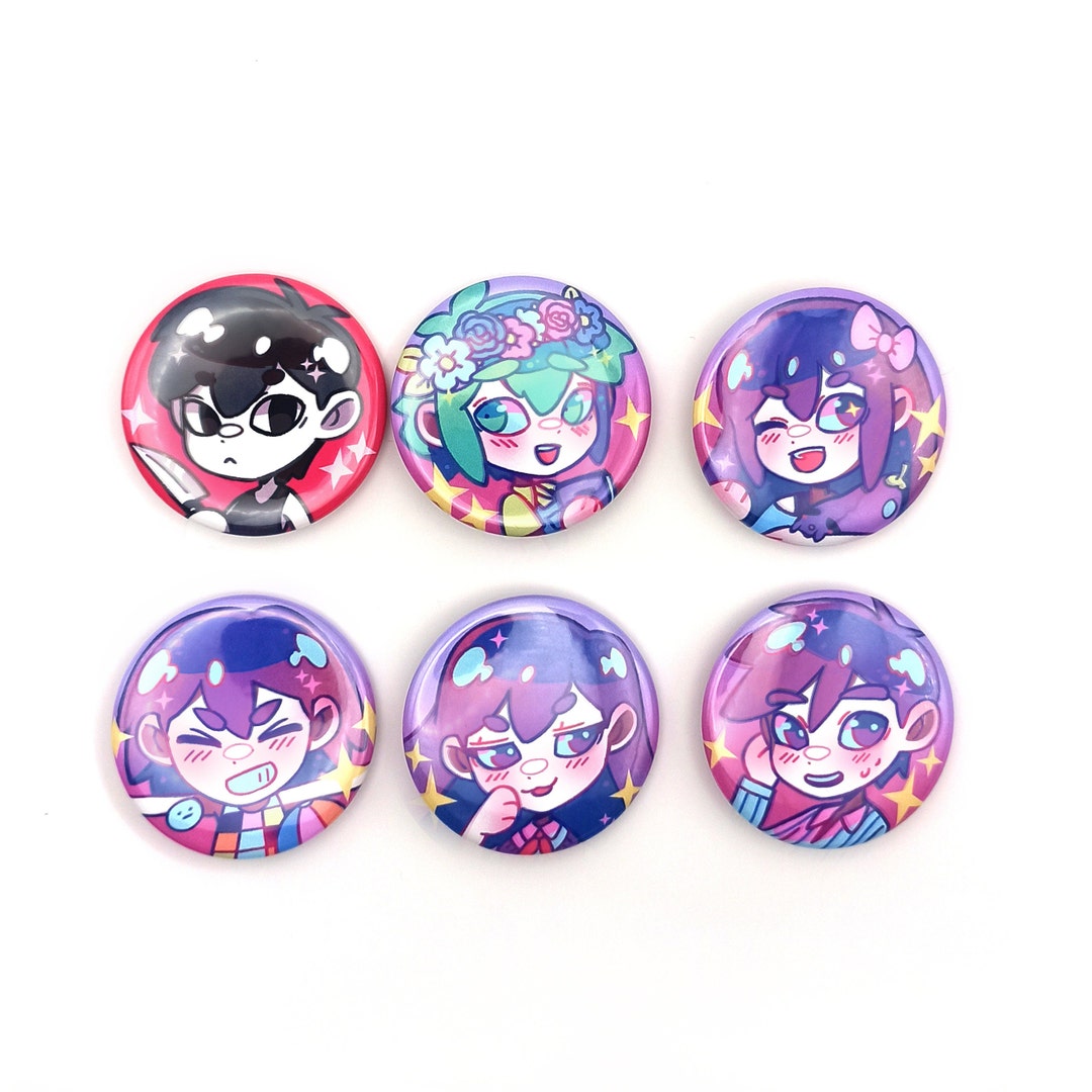 OMORI CHIBI Button Pin Set 缶バッジ OMORI CHIBI Button Pin Set 缶バッジ OMORI BUTTON PINS - Etsy