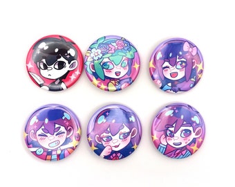 OMORI CHIBI Button Pin Set 缶バッジ il_1080xN.5076984113_d3e5.jpg