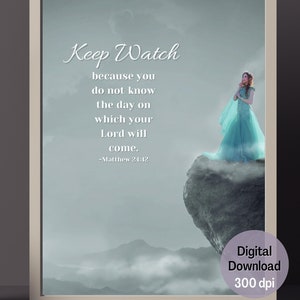 Keep Watch | End Times Print | Bible Prophecy | Rapture Ready