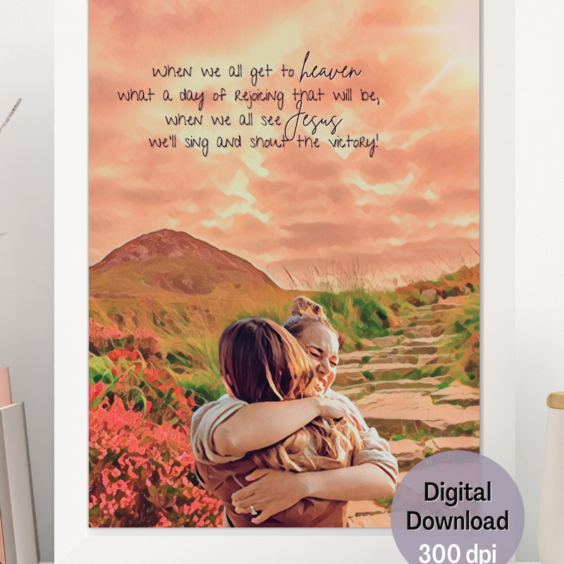 First Day in Heaven Painting - Etsy